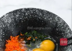 Carrot and spinach egg pancake recipe 5