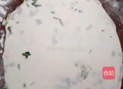 Illustration of how to make chives and scallion pancakes 5