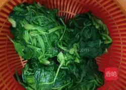 Illustration of how to make pan-fried spinach cake 2