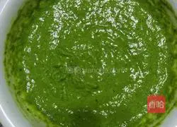 Illustration of how to make spinach egg pancake 2