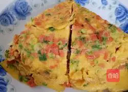 Illustration of how to make ham and egg pancakes 5