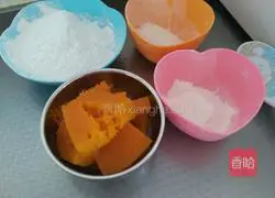 Illustration of how to make cartoon pumpkin cake 3