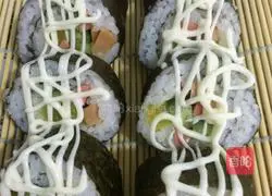 Illustration of making your own sushi 3