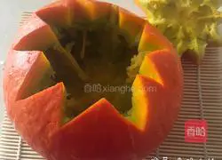 [Pumpkin Steamed Pork Pie] Recipe Illustration 2