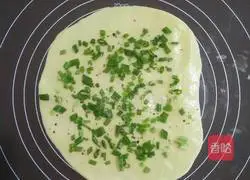 Illustration of making pepper, salt, oil and scallion pancakes 4