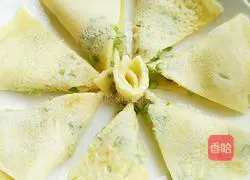 Illustration of how to make the emperor's egg pancake 6