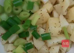 Electric pan cheese Illustration of how to make baked rice 2