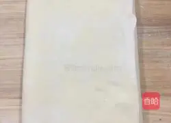 Cantonese-style Hong Kong-style durian crispy barbecued pork Illustration of how to make crispy radish cake (radish filling recipe) 6