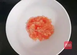 Illustration of how to make tomato chicken liver cake (baby food supplement) 6