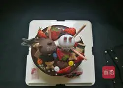 Chocolate Oreo Salted Cream Cake (Six Inches) Recipe Illustration 1