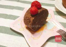 Cocoa Cranberry Cake Roll Recipe Illustration 20