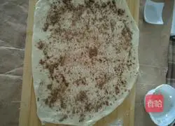 Illustration of how to make flaxseed powder cake 5