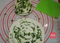 Illustration of how to make homemade scallion pancakes with bread machine 7