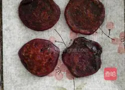 Plum Blossom Purple Sweet Potato Cake Illustration of how to do it 6