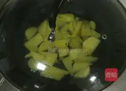 Illustration of how to make egg and potato rice cake 2