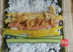 Illustration of how to make delicious casual sushi 2