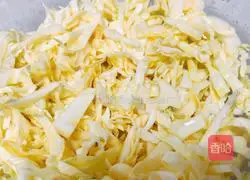 Fat-reducing meal ~ Egg cabbage pancake recipe 4