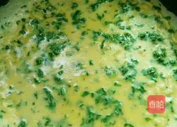 Illustration of how to make vegetable egg pancake 6