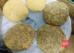 Pumpkin bean paste and sesame cake recipe 6