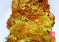 Illustration of how to make melon and vegetable cakes 5