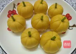 Steamed Pumpkin Illustration of how to make cakes 8