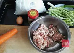 Vegetable and ham pancakes Illustration of how to do it 1