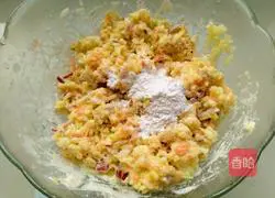 Illustration of how to make breakfast vegetable pancake 5