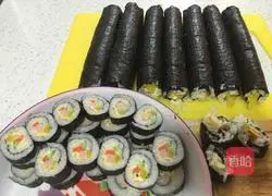 Illustration of how to make sushi rice 8