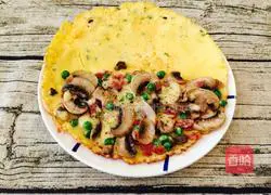 Illustration of how to make egg pancake rolls 10