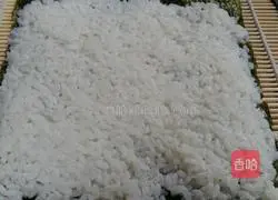 Illustration of how to make sushi 9