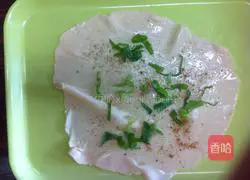 Chopped green onion Illustration of how to make cakes 7