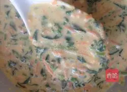 Recipe for spinach carrot egg pancakes Illustration 8