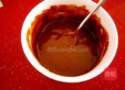 Illustration of making brown sugar and sesame sesame cakes 6