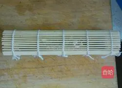 Illustration of how to make sushi 5