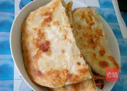 Illustration of how to make pancakes with meat 5