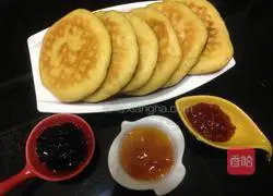 Chinese waffles---Illustration of how to make corn soft pancakes 9