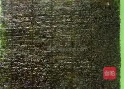 Illustration of how to make meat floss and ham sushi 5