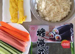 Simple sushi recipe illustration 1