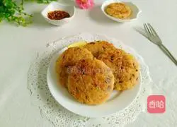 Illustration of how to make breakfast vegetable pancakes 12