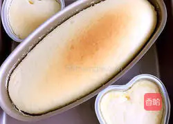 Illustration of how to make light cheesecake (oval mold water bath method) 10