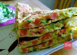 Sophora Flower Egg Pancake Recipe Illustration 5