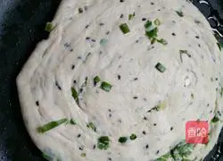 Illustration of how to make scallion pancakes 11