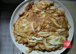 Illustration of how to make whitebait egg cake 8