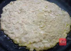 Illustration of how to make cabbage and egg patties 8