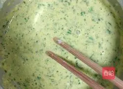 Spinach egg pancake recipe 4