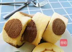 Cow Pattern Cake Roll Recipe Illustration 23