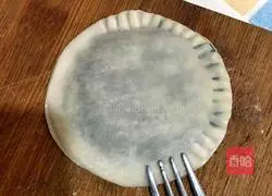 Illustration of making dumpling wrapper pies 5