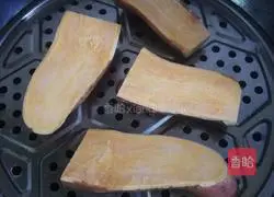 Illustration of how to make sweet potato cake 2