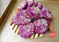 Purple Sweet Potato Glutinous Rice Cookies (Oven Version) Illustration 12