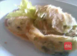 Illustration of how to make scallion pancake (dumpling skin version) 7